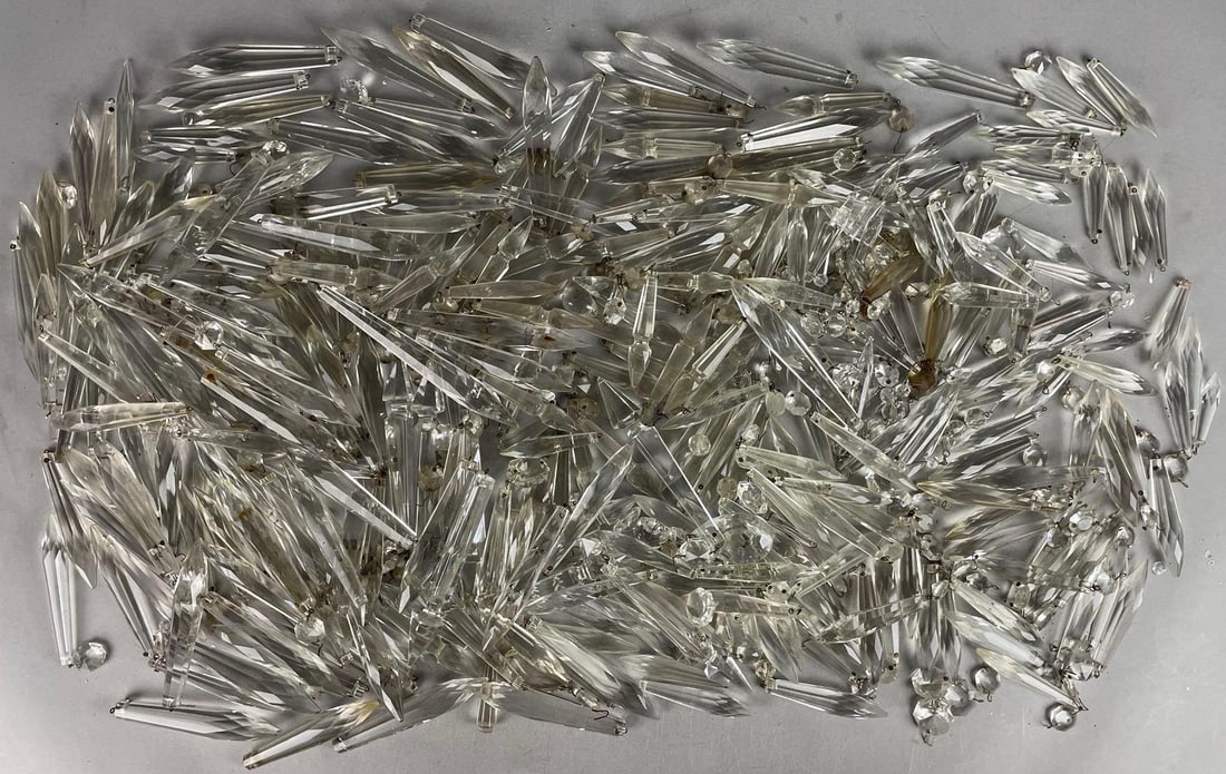 Group of Antique Chandelier Crystals (1 of 3)