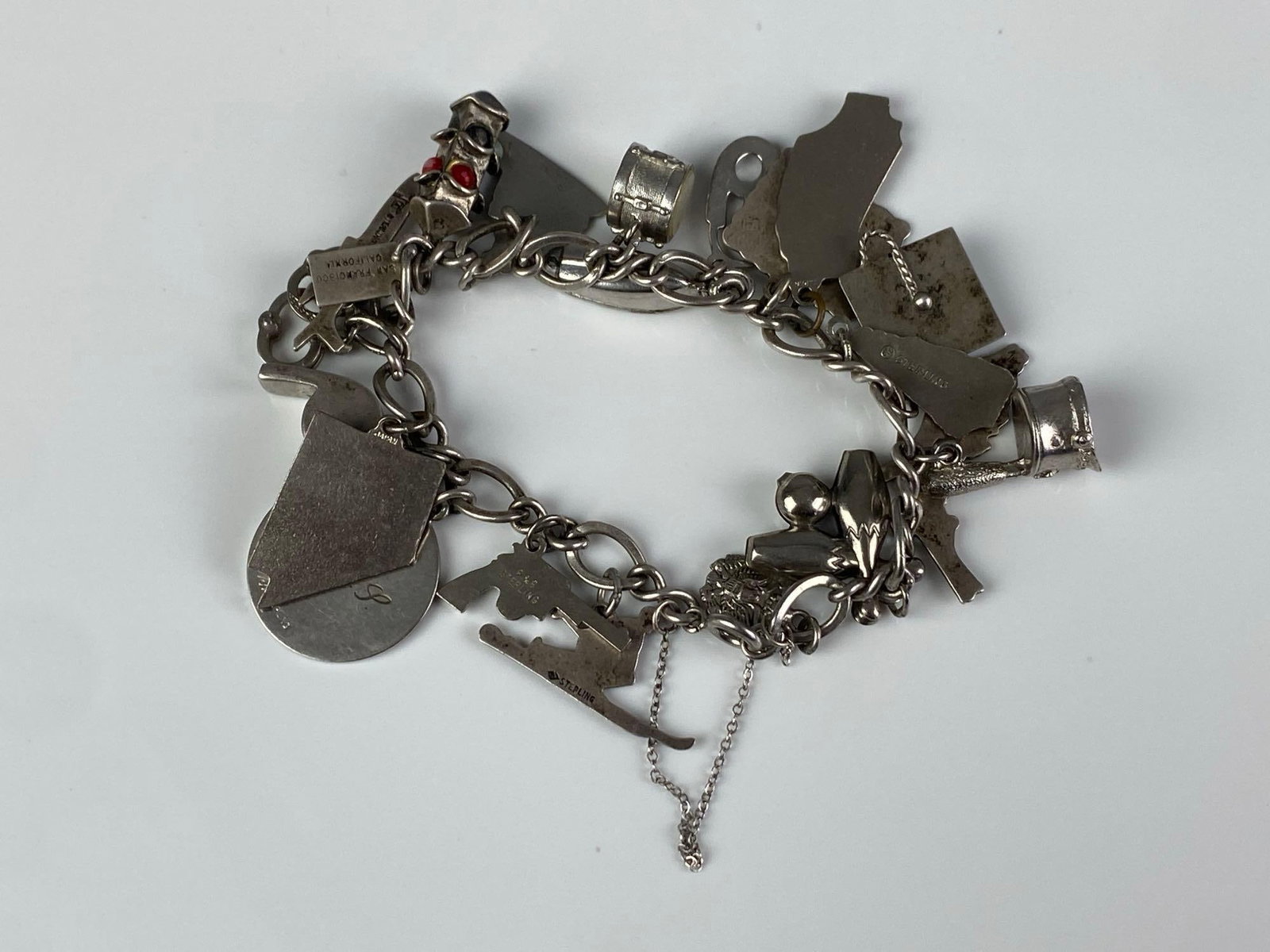 Sterling Silver Charm Bracelet - 2