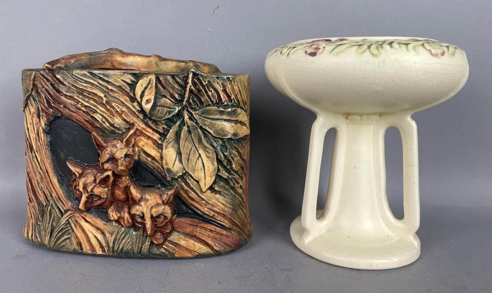 Group of 2 Vintage Pottery Vases (1 of 4)