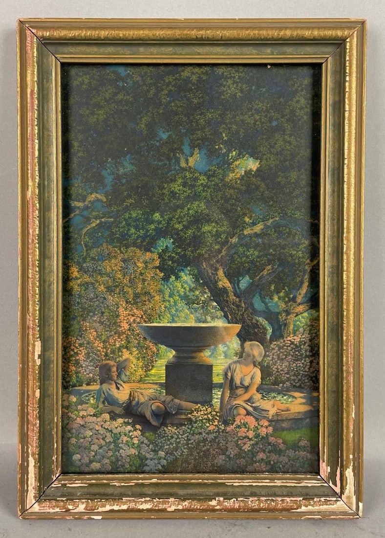 Antique Maxfield Parrish Reveries Lithograph (1 of 2)