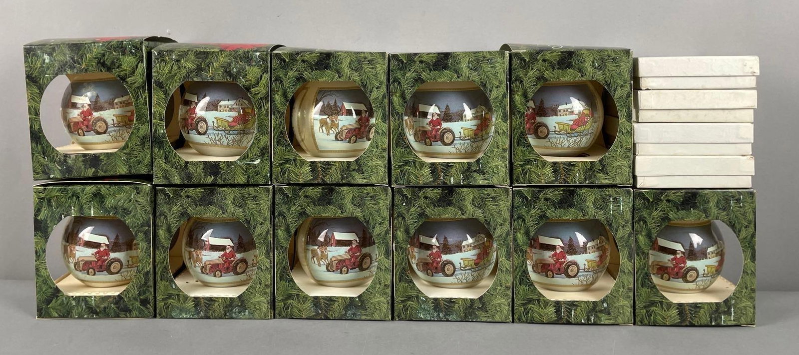 Group of Ford Model 8N Tractor Christmas Ornaments (1 of 3)