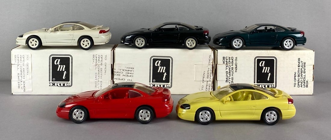 Group of 5 AMT ERTL 1995 Dodge Stealth R/T Turbo Dealership Promo Cars (1 of 3)