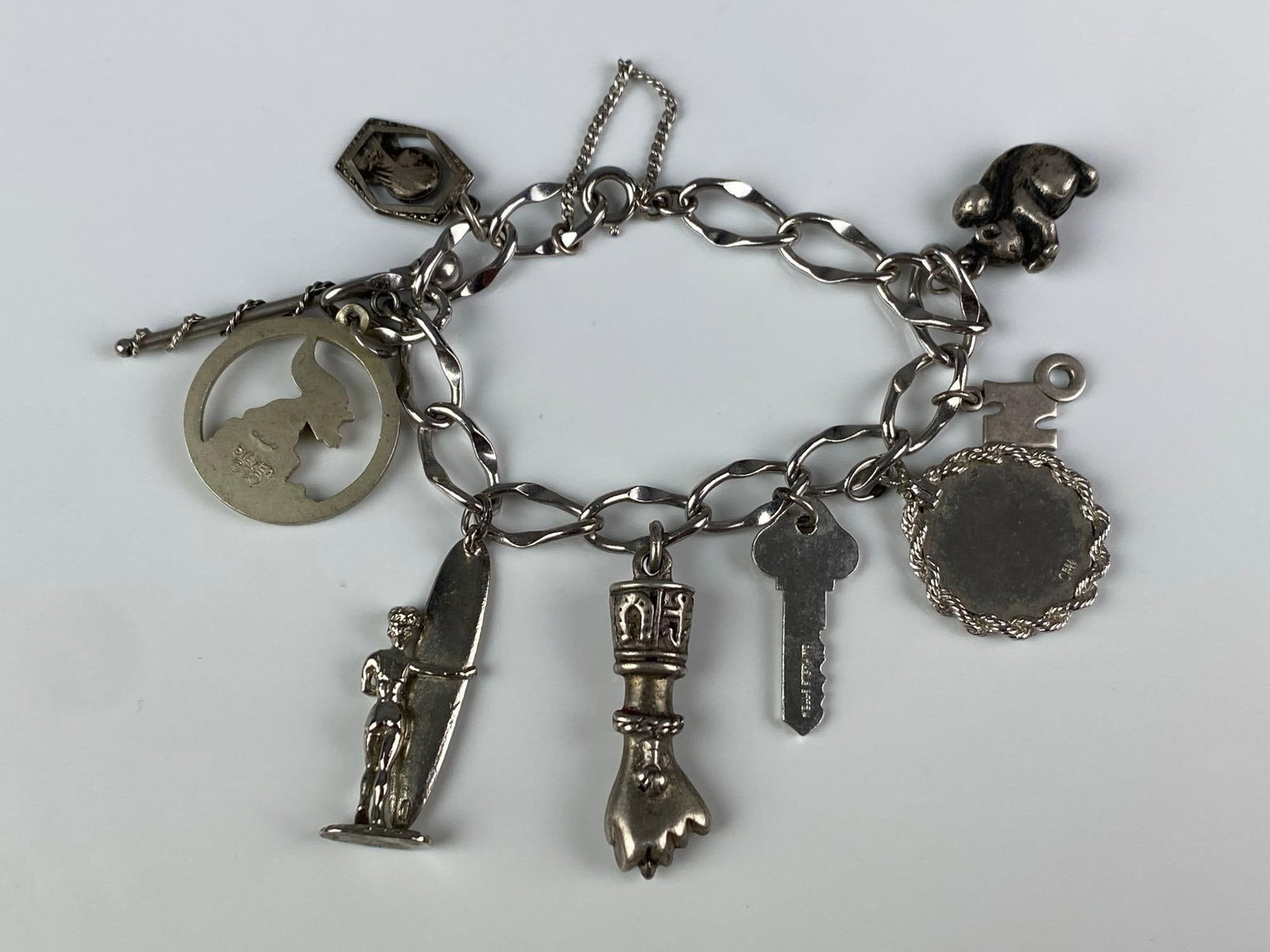 Sterling Silver Charm Bracelet - 2