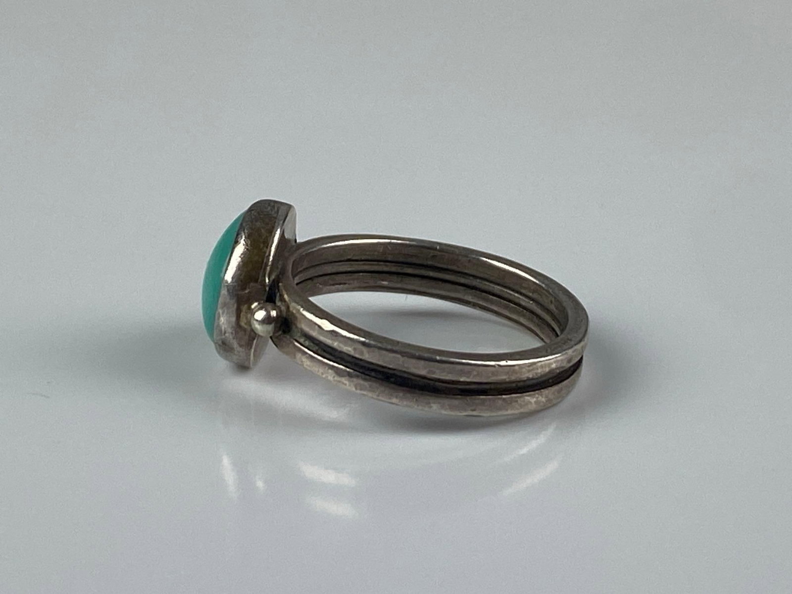 Sterling Silver Turquoise Ring - 2