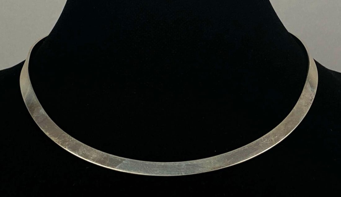 Mexican Sterling Silver Collar Necklace