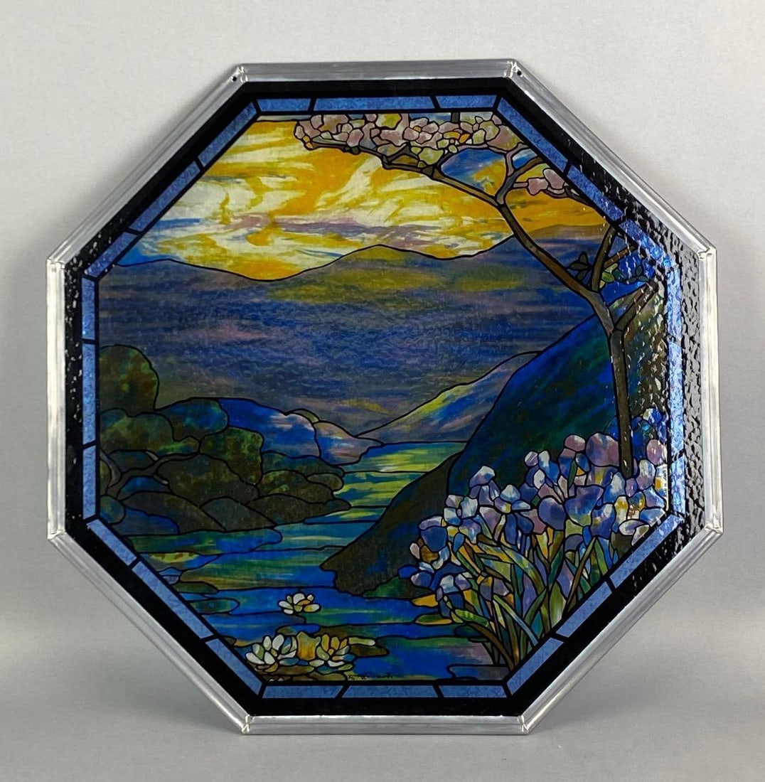 Reproduction Louis C. Tiffany Stained Glass Sun Catcher (1 of 2)