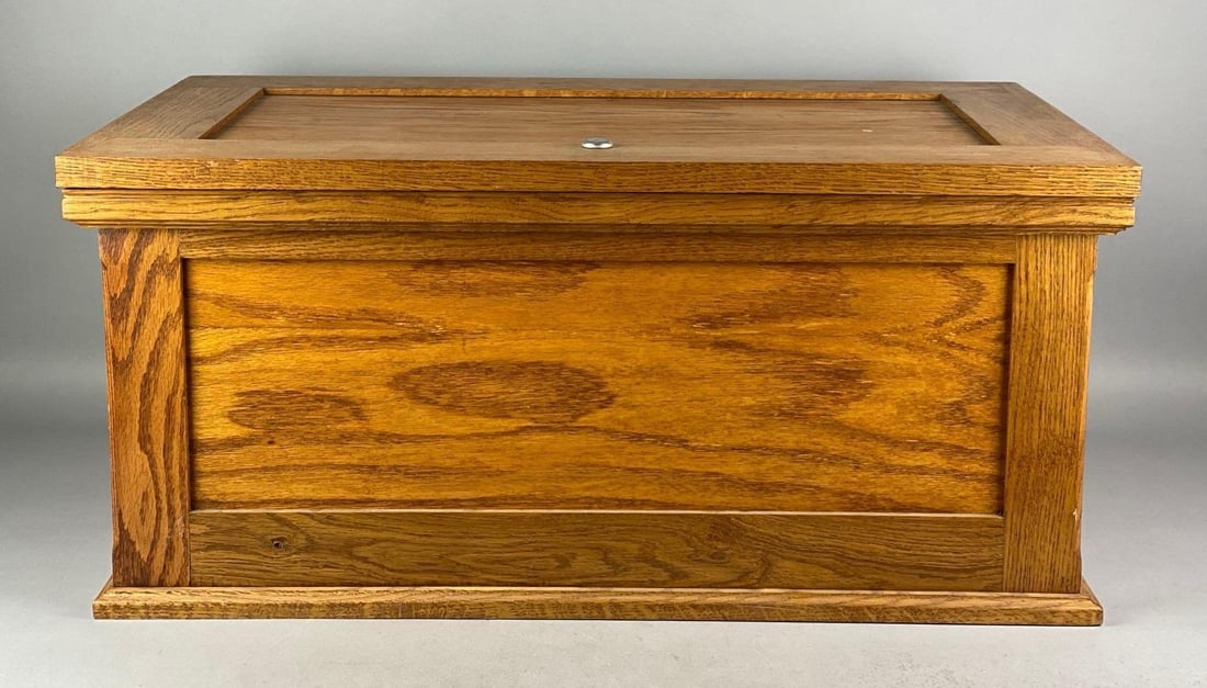 Handmade Wood Storage Chest (1 of 7)