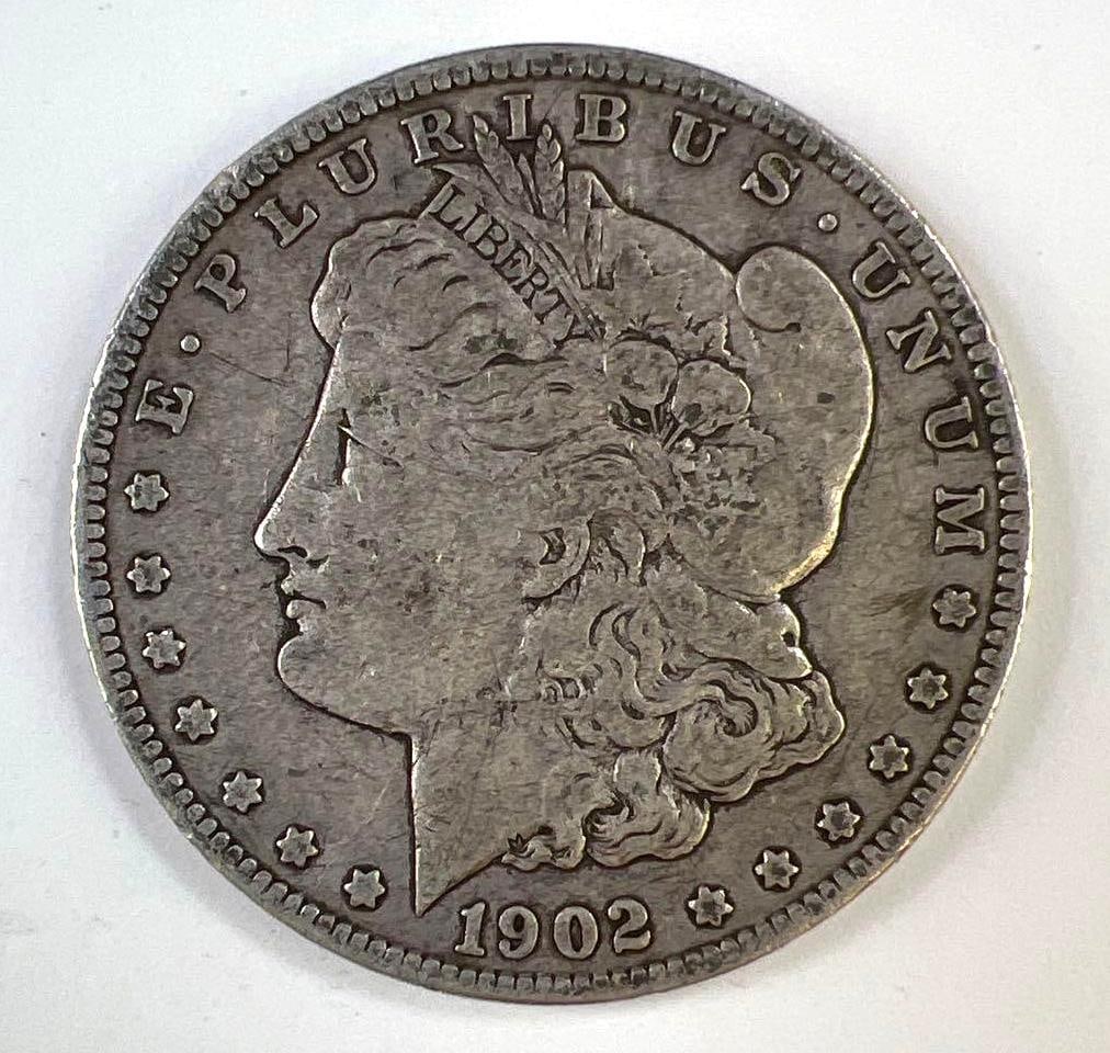 1902-O US Morgan Silver Dollar: 1902-O US Morgan Silver Dollar