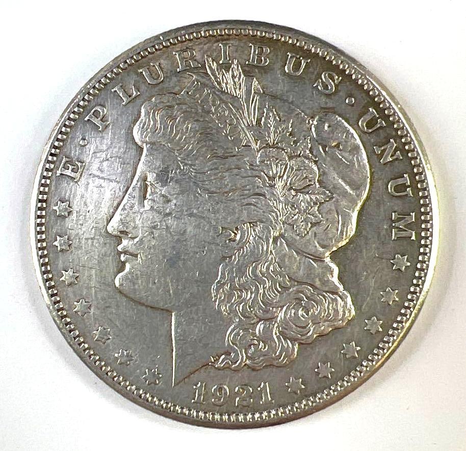 1921-S US Morgan Silver Dollar (1 of 2)
