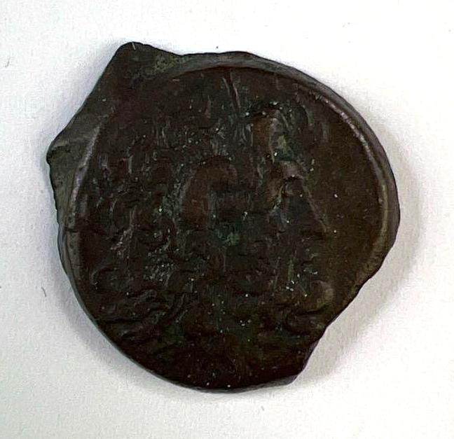 Ancient Egypt Ptolemy X AE20 Bronze Coin, 117?81 B.C.: Ancient Egypt Ptolemy X AE20 Bronze Coin, 117?81 B.C.