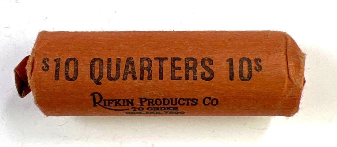 Full Roll of Mixed 1960s Washington Silver Quarters (1 of 2)