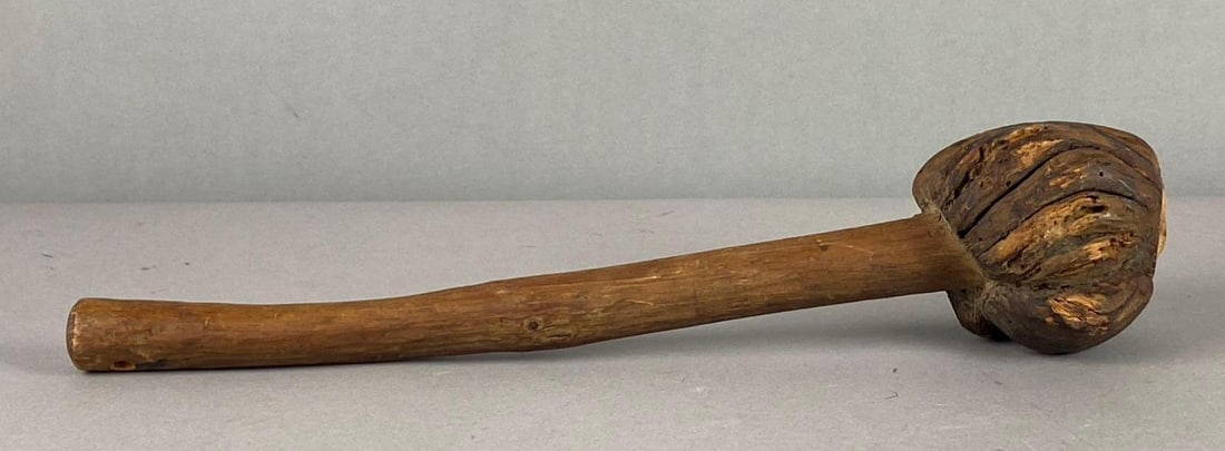 Native American Burl Wood War Club (1 of 3)