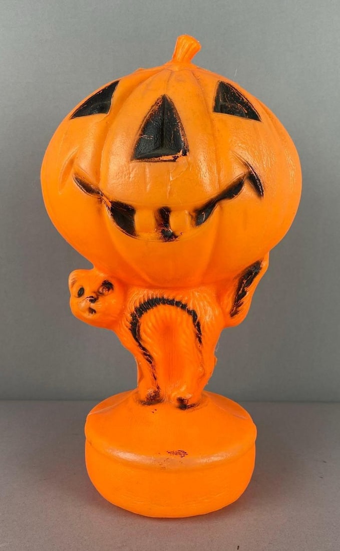 Vintage 1960?s Bayshore Halloween Jack-O-Lantern Blow Mold (1 of 4)