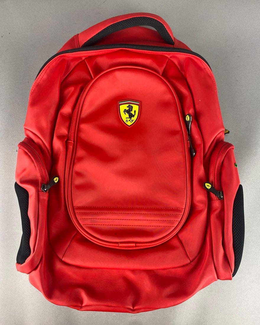 Red Puma Ferrari Scudetto Racing Laptop Backpack