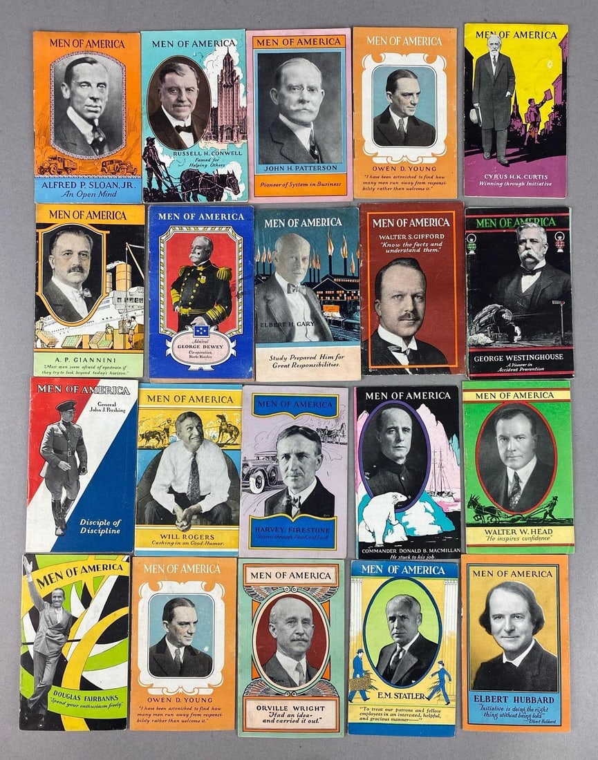 Group of Assorted 1928 Men Of America Mini Magazines