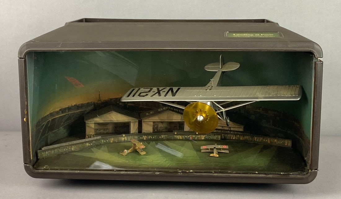 Vintage 1974 Tonka Dioramas: Landing At Paris, The Spirit of St. Louis 1/48 Scale Hobby Craft Kit (1 of 7)