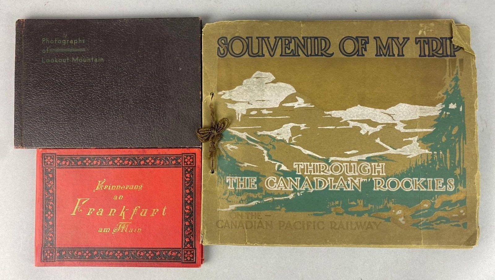Antique 1910 Canadian Pacific Railway: Souvenir Photographs Booklet and More