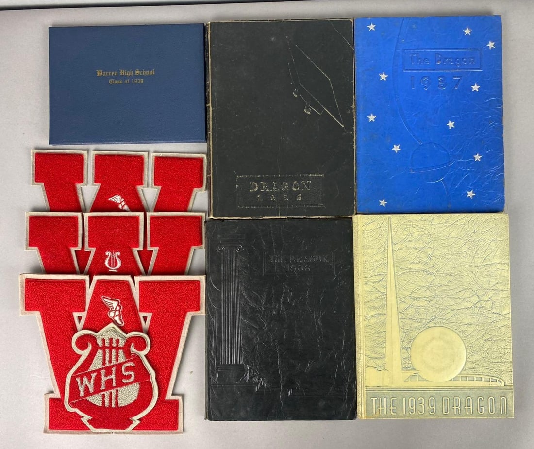1936-1939 Warren High School Yearbooks and More (1 of 4)