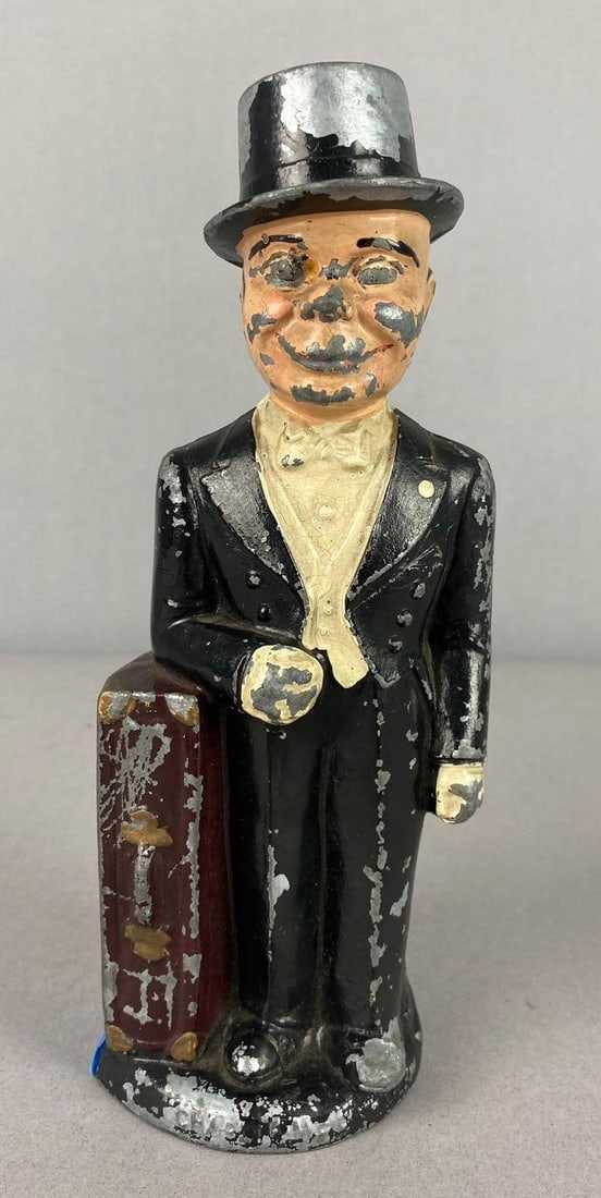 Antique 1930?s Charlie McCarthy Still Penny Carnival Bank (1 of 3)