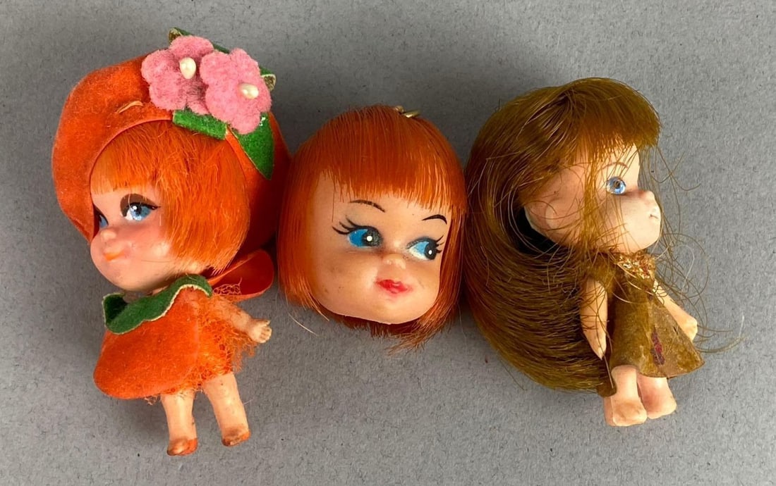 Group of 3 Vintage 1960?s Mattel Liddle Kiddles Dolls (1 of 2)