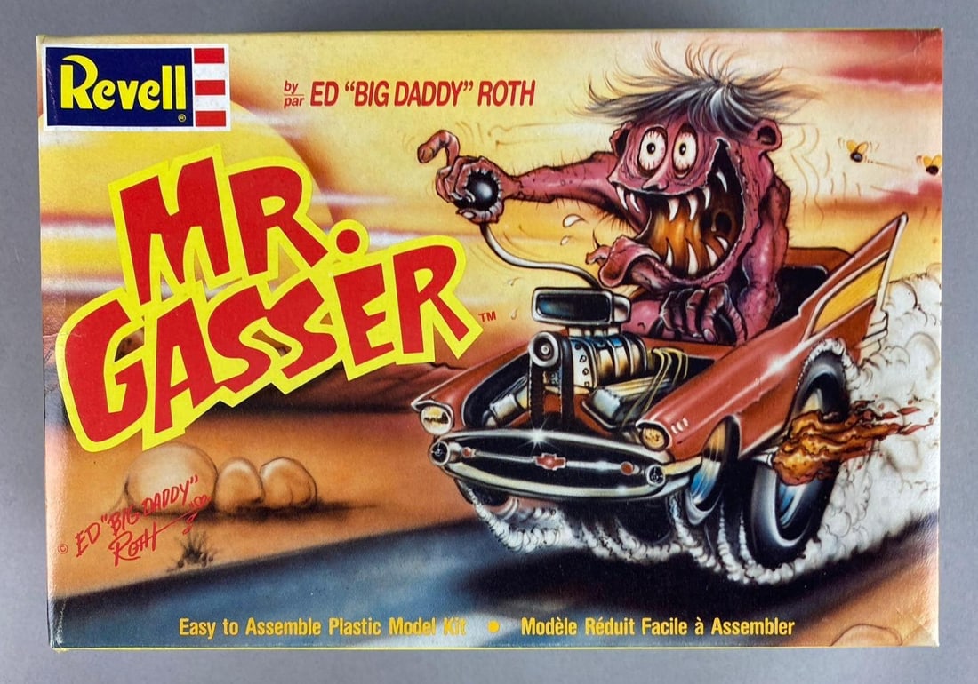 1990 Revell Ed ?Big Daddy? Roth Mr. Gasser 1/25 Scale Model Kit (1 of 4)