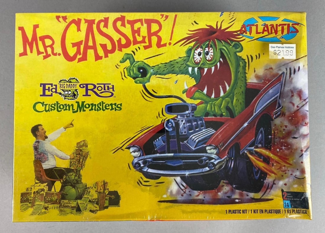 2021 Atlantis Ed ?Big Daddy? Roth Mr. Gasser 1/25 Scale Model Kit (1 of 4)