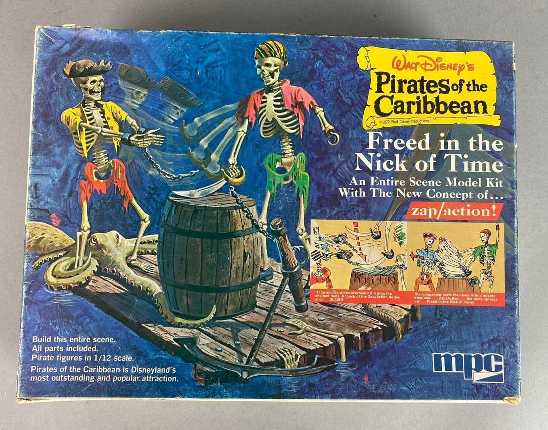 1972 MPC Walt Disney?s Pirates of the Caribbean: Freed in the Nick of Time 1/12 Scale Model Kit (1 of 4)