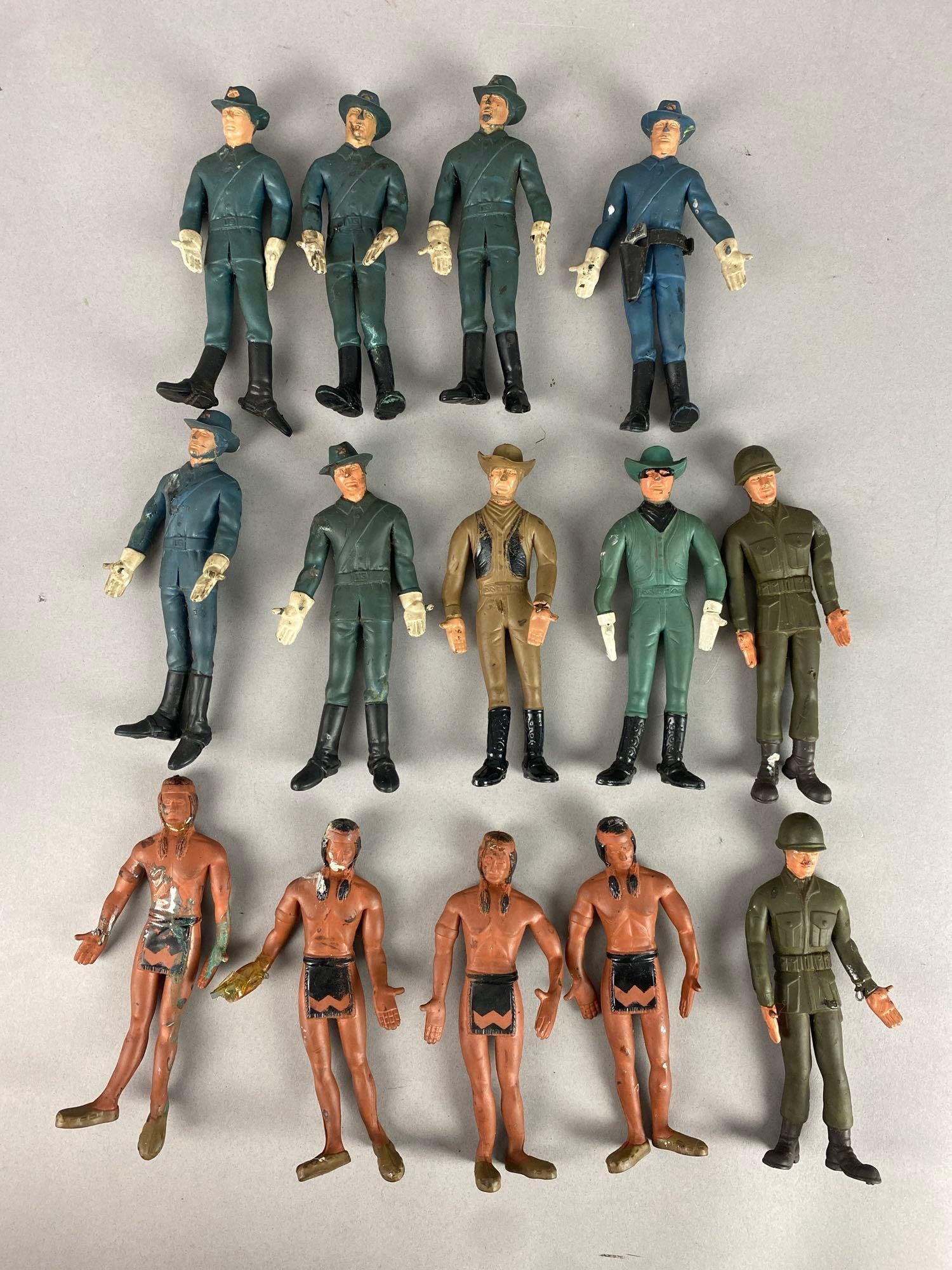 Group of 14 Vintage 1966 American Heroes Bendable/ Posable Figures (1 of 3)