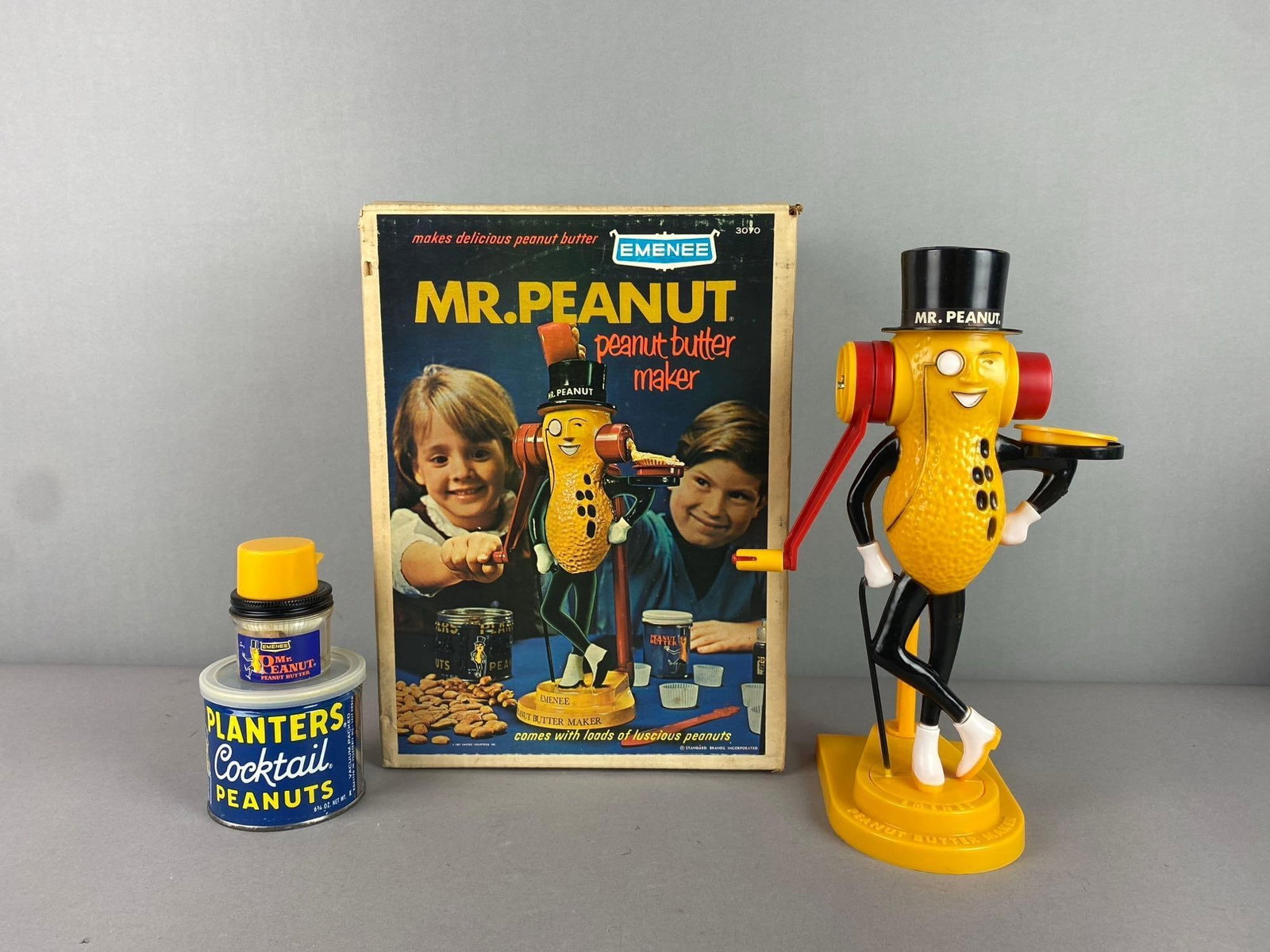 Vintage 1967 Emenee Mr. Peanut: The Peanut Butter Maker Figure (1 of 4)