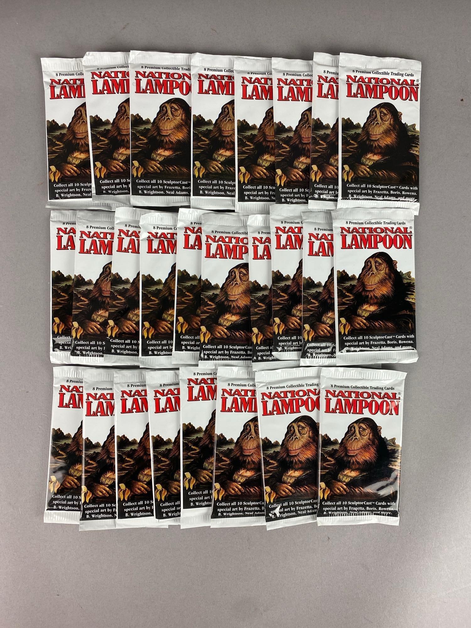 Group of 26 Sealed 1993 National Lampoon Trading Card Packs (1 of 4)