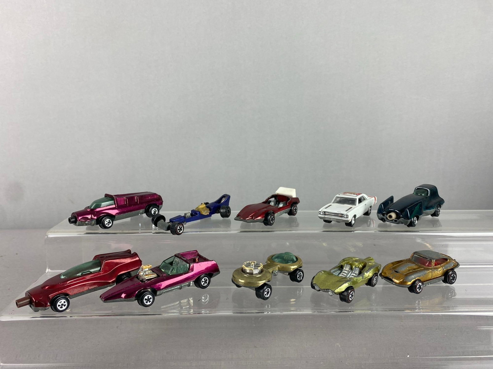 Group Of 10 Vintage 1970?s Johnny Lightning 1/64 Scale Die-Cast Vehicles (1 of 3)