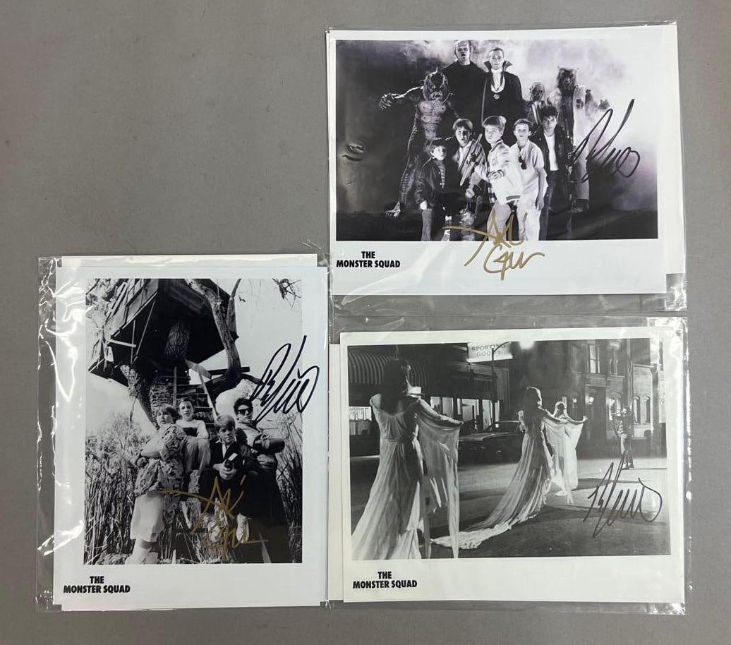 Collection of Signed The Monster Squad Cast and Scene Photographs (1 of 4)