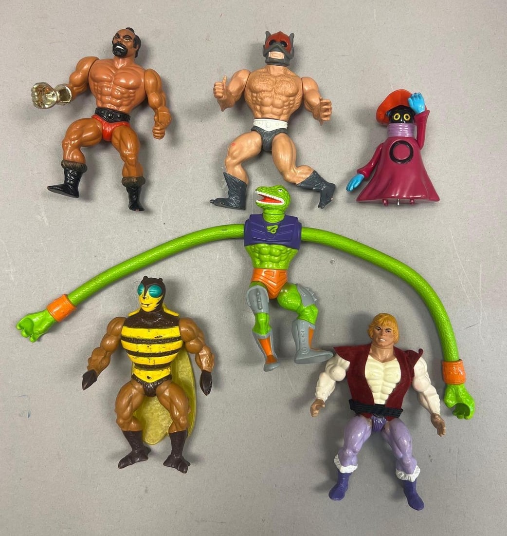Vintage Masters of the Universe and MOTU Action Figure Lot w/ He-Man, Buzz-Off, Kobra Khan and Orko (1 of 2)