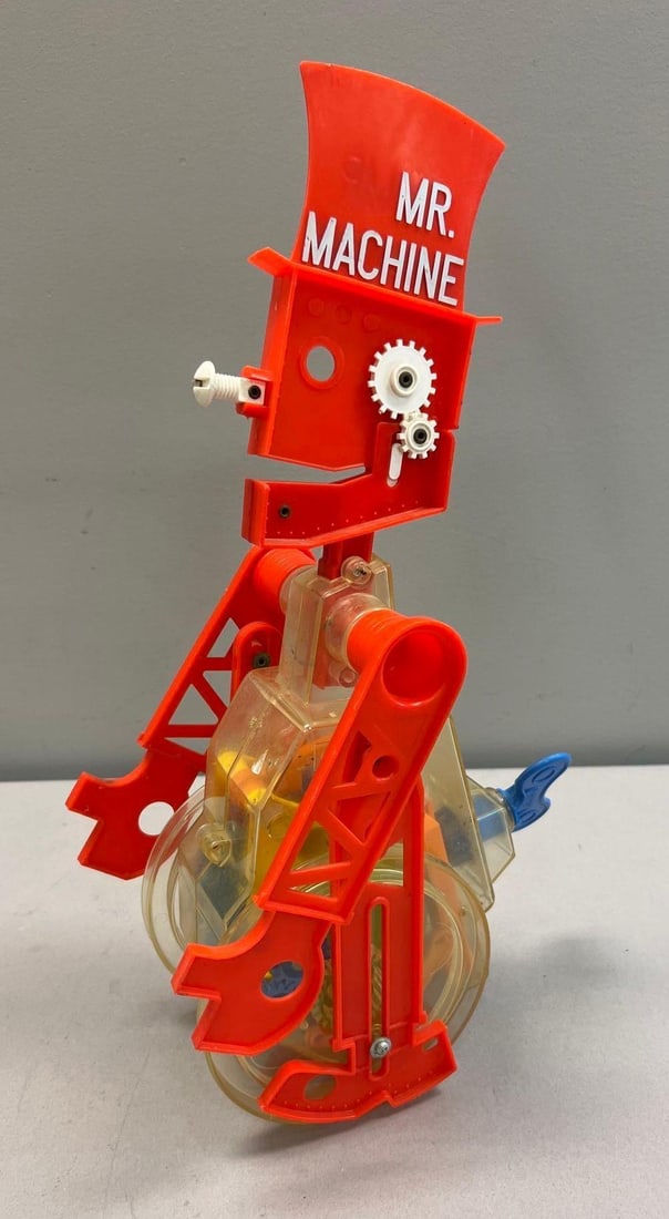 Vintage Mr. Machine Wind-Up Transparent Robot Toy by Ideal Toys (1 of 3)