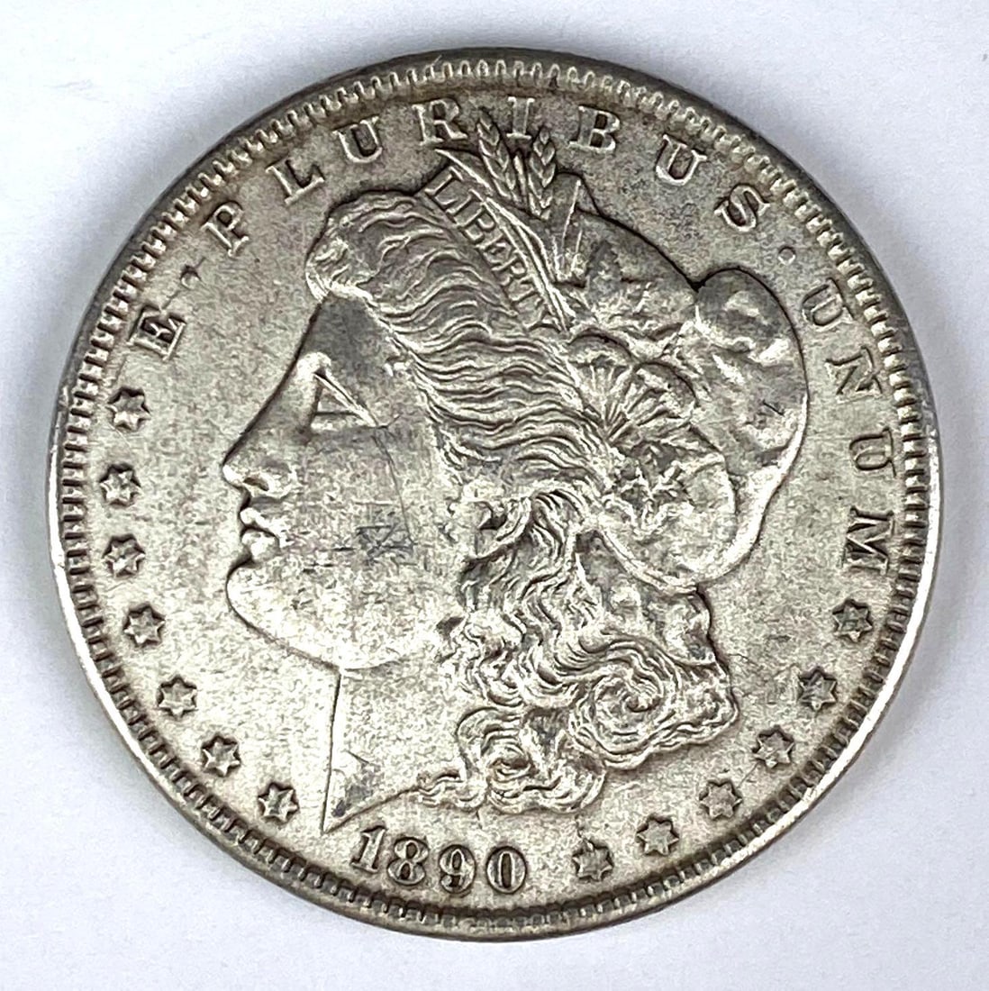 1890 US Silver Morgan Dollar (1 of 2)