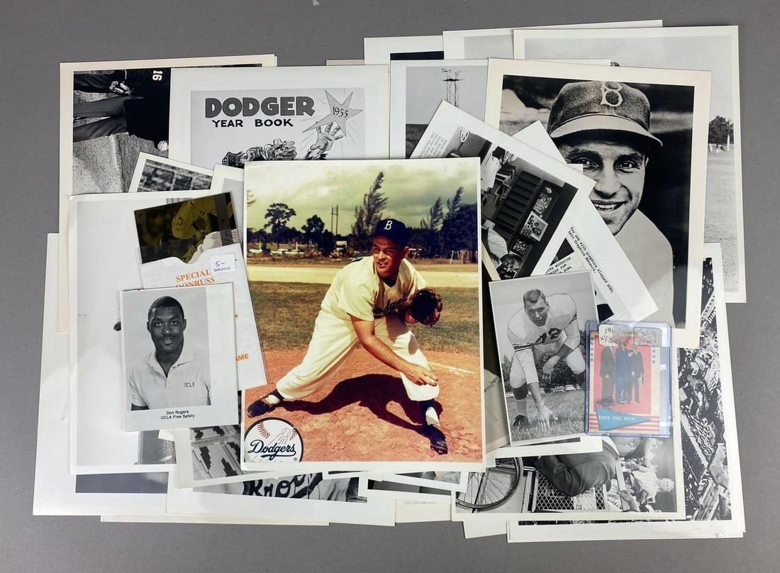 Group of Assorted Brooklyn Dodgers Baseball Photographs and More (1 of 7)
