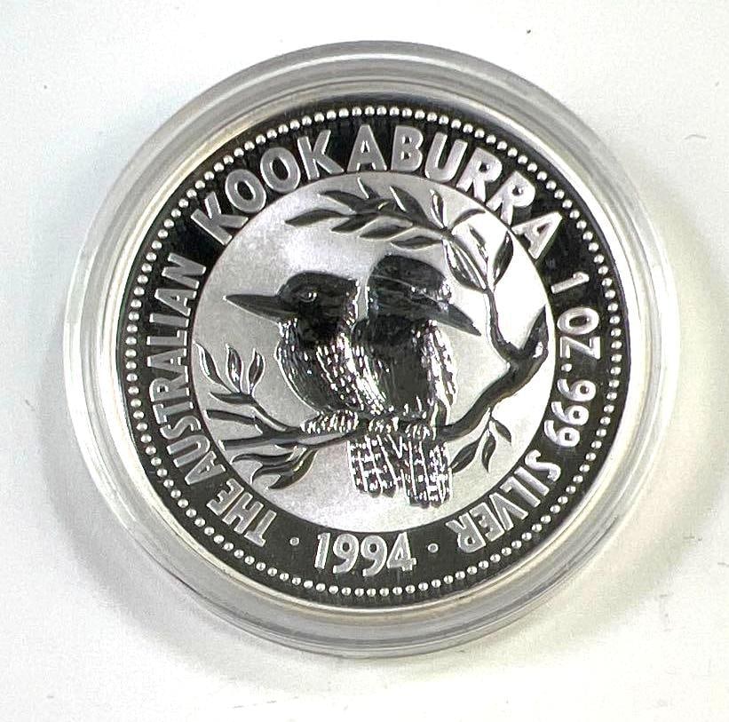 1994 Australia Kookaburra 1 oz .999 Silver $1 Coin (1 of 2)