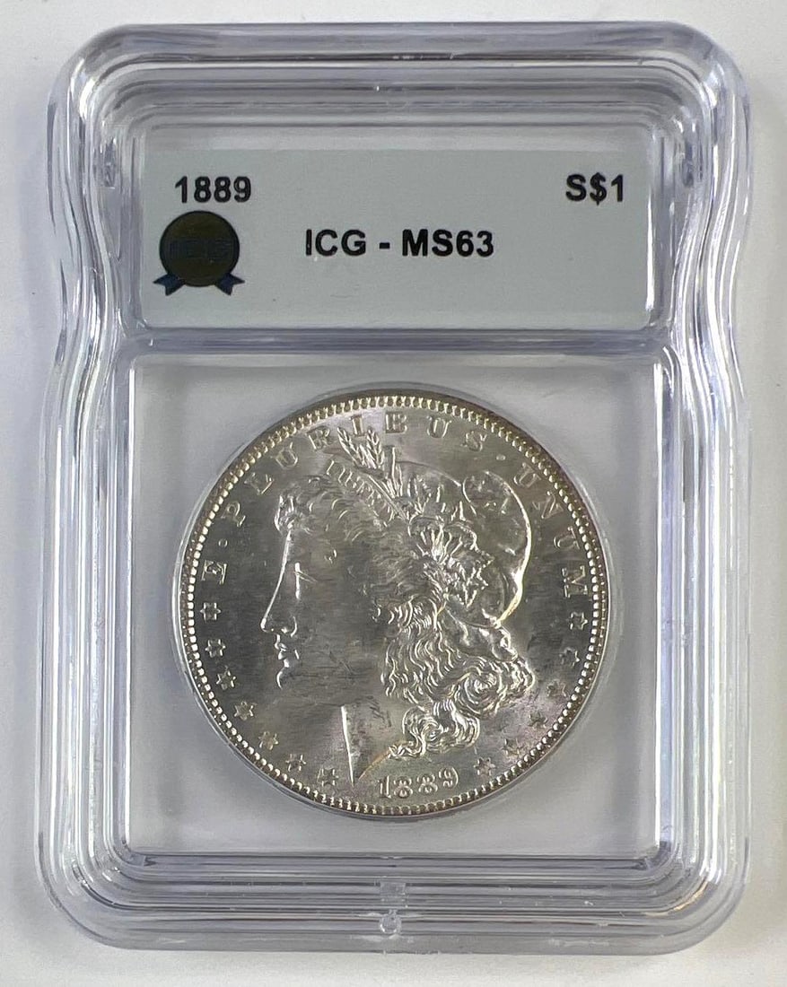 1889 Morgan Silver Dollar ICG MS-63 (1 of 2)