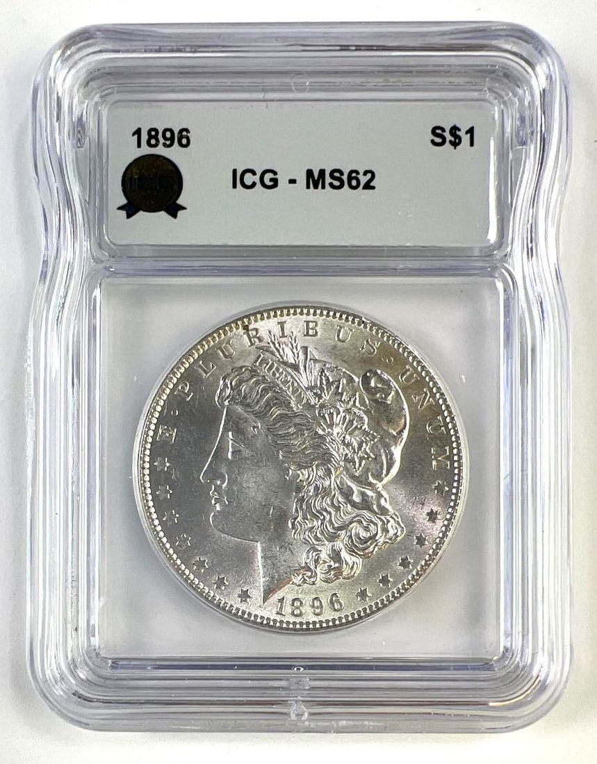 1896 Morgan Silver Dollar ICG MS-62 (1 of 2)