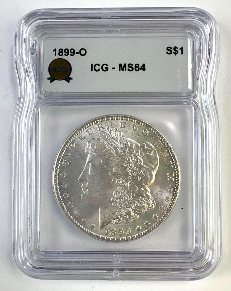 1899-O Morgan Silver Dollar ICG MS-64 (1 of 2)