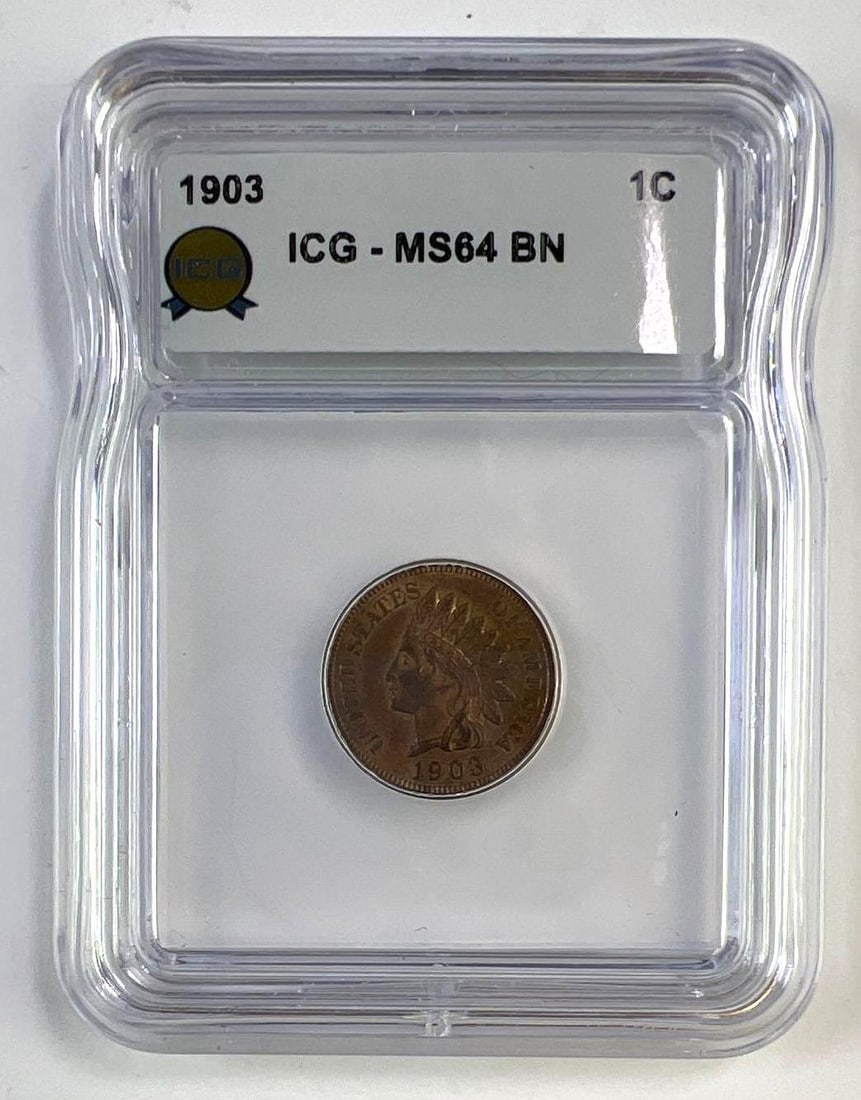 1903 US Indian Head Cent ICG MS-64 BN (1 of 2)
