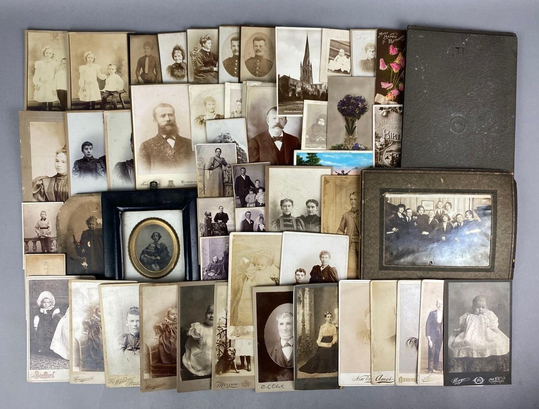 Group of Antique CDVs and More (1 of 3)