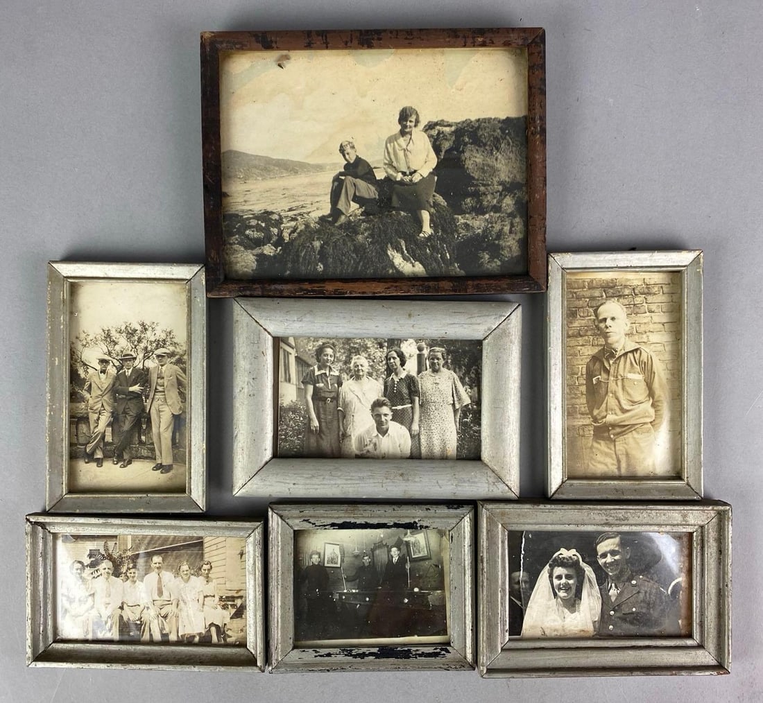 Group of 7 Vintage Framed Photographs (1 of 3)