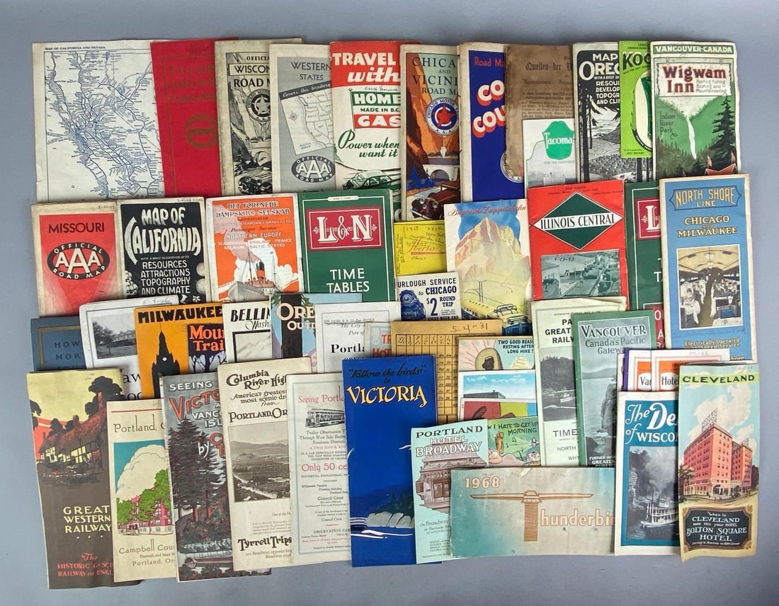 Group of Assorted Vintage Roam Maps and More (1 of 3)