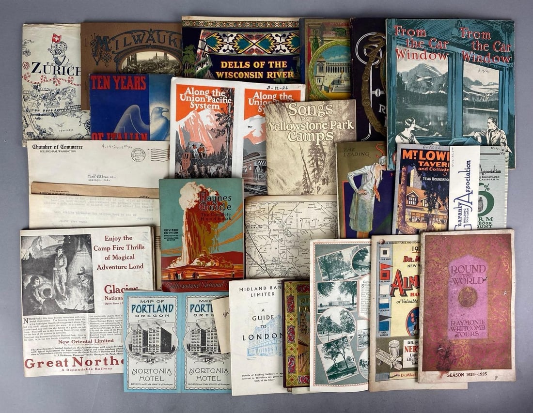 Group of Vintage Travel Guides and More (1 of 3)