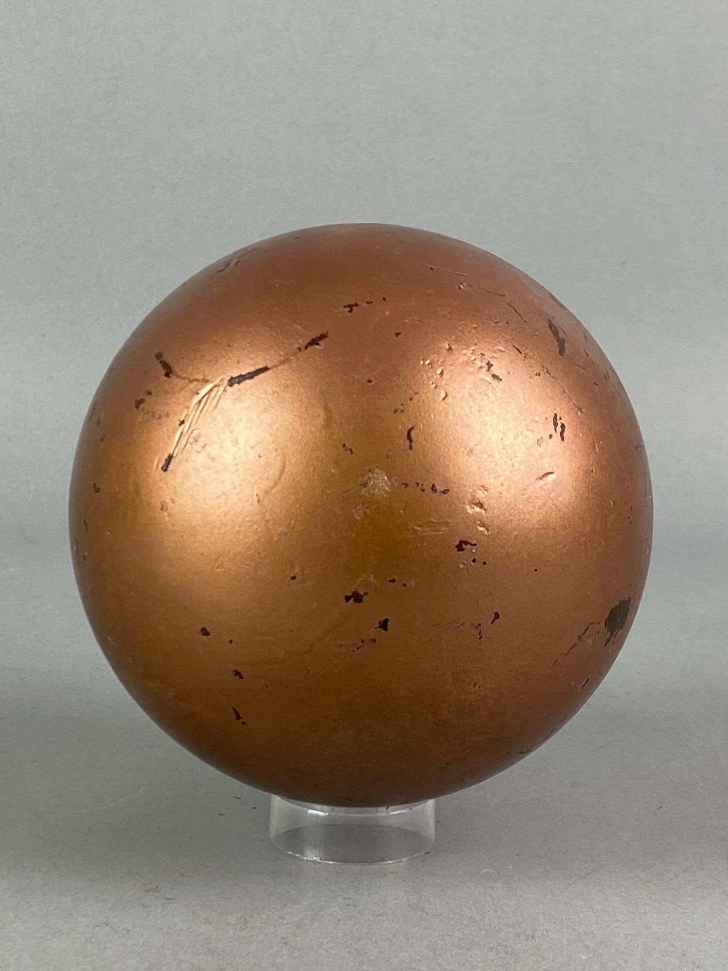 Painted Cast Iron Sphere - 4