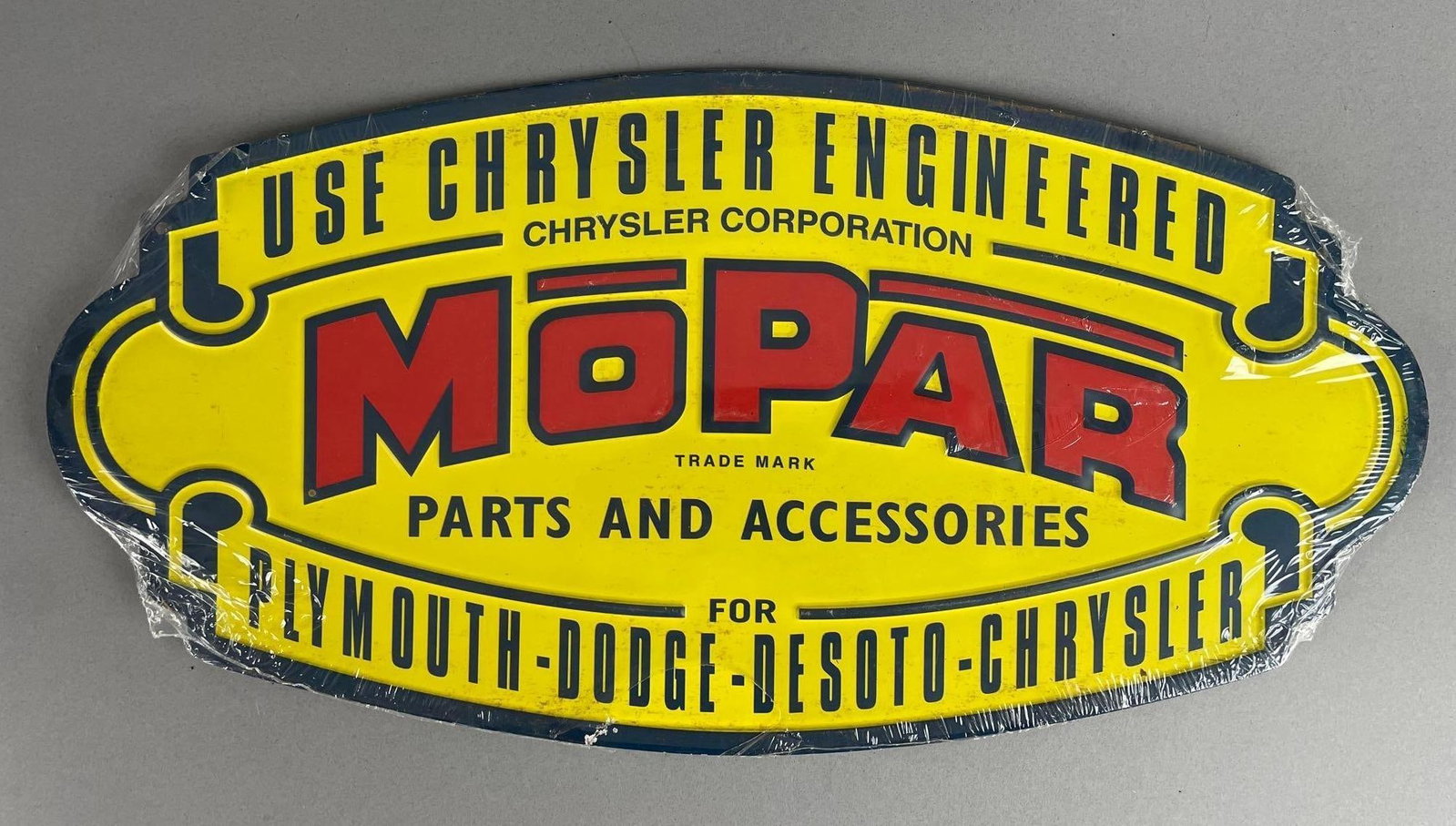 Modern Reproduction Chrysler / Mopar Metal Advertising Sign