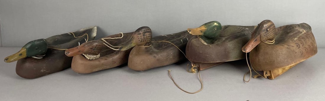 Group of Vintage Plasti-Duk Rubber Duck Decoys (1 of 3)
