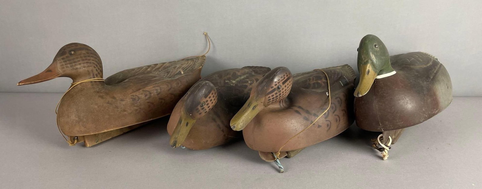Group of Vintage Plasti-Duk Rubber Duck Decoys (1 of 3)