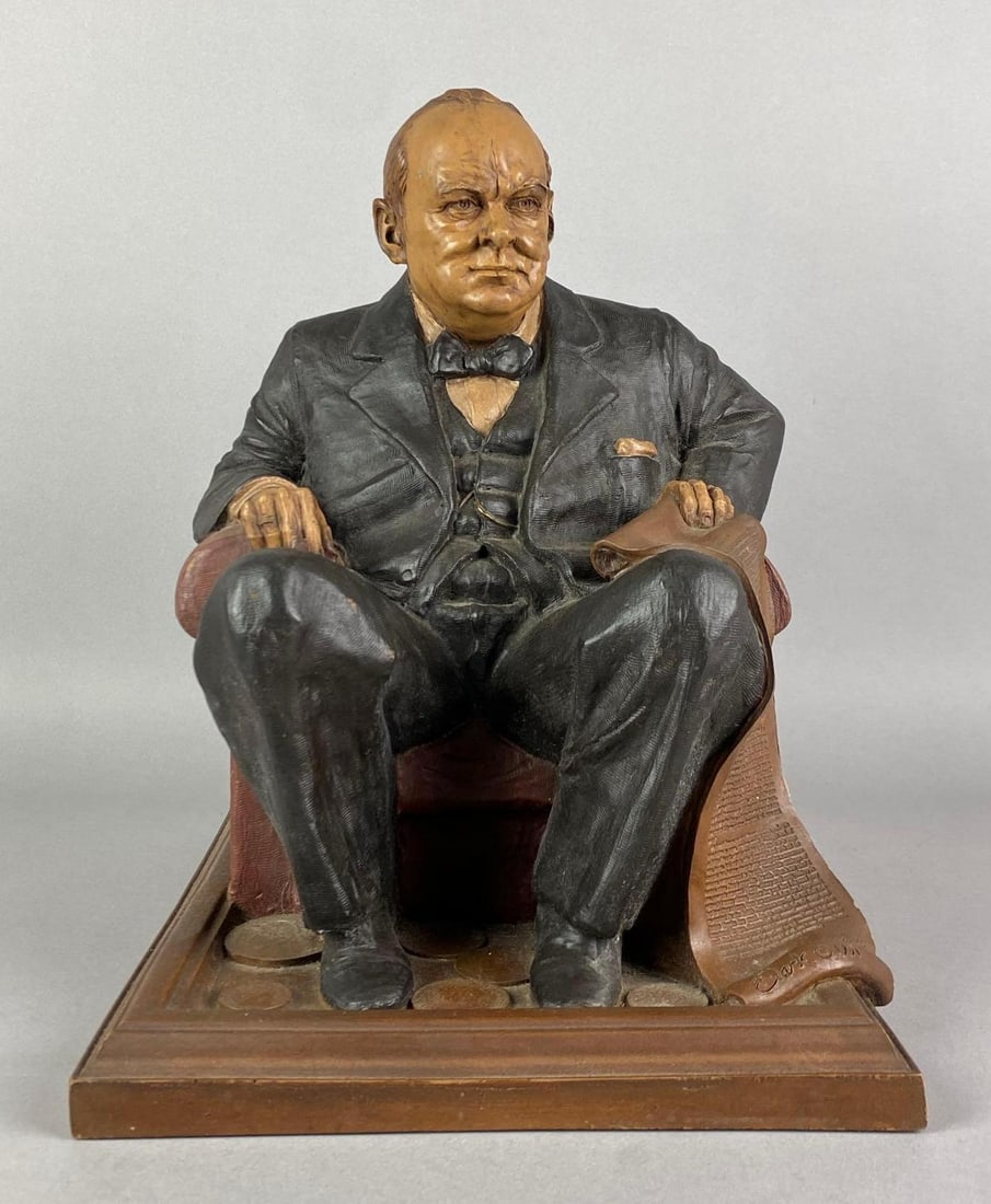 1991 Tom Clark Winston Churchill Resin Figurine (1 of 5)